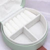 半月形皮革×小手提飾品盒×咖綠-第3張