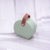 半月形皮革×小手提飾品盒×咖綠-第5張