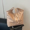 輕便單肩皮革×肩背包×卡其-第3張