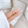 316鋼飾×酷黑五角星×耳釘×共二色-第5張
