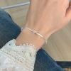 三蝴蝶結×扁形蛇骨×鎖骨手鍊-第4張