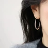 水滴線條彎勾勾×吊墜耳勾-第6張
