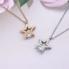 316鋼飾×靈動五芒星×鎖骨項鍊×銀色-第6張