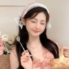 蕾絲頭巾造型×髮箍×共二色-第6張