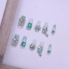 冰雪女王晶鑽亮面×穿戴式手指甲片×二十四入-第2張