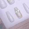 梅花烙銀粉亮面×穿戴式手指甲片×二十四入-第5張