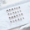 貓眼清風蘭影亮面×穿戴式手指甲片×二十四入-第2張
