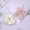 甜美蕾絲蝴蝶結×大腸圈髮束×共二色-第1張