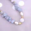 清新海藍寶珍珠×手鍊-第3張