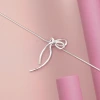 925銀飾&times;隨心線條蝴蝶結&times;鎖骨項鍊-第2張