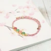 平安喜樂&times;粉紅五彩繩&times;拉繩手鍊-第3張