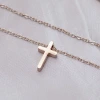 316鋼飾&times;十字架&times;項鍊&times;玫瑰金-第4張