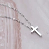 316鋼飾×十字架×項鍊×銀色-第1張