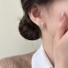 925銀針&times;單排鋯石垂鑽&times;耳扣-第6張
