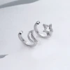 星與月×U型耳骨夾-第4張