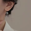 925銀針&times;蝴蝶結線條&times;耳鉤-第5張