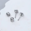 316鋼飾&times;單鑽&times;轉珠耳環-第4張