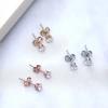 鋼飾&times;單鑽&times;耳釘&times;共三色-第1張