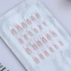 極光粉紅小熊亮面&times;穿戴式手指甲片&times;二十四入-第2張