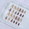 金珠琥珀亮面×穿戴式手指甲片×二十四入-第2張
