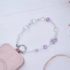 糖花秘境×手機腕帶掛繩×紫色-第3張