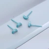 小月亮×陶瓷×養耳棒×二套件耳環組×藍色-第1張
