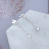 925銀針&times;星貝流蘇&times;不對稱耳針-第4張