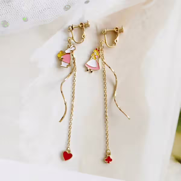 愛麗絲夢遊仙境×不對稱螺旋耳夾-第2張