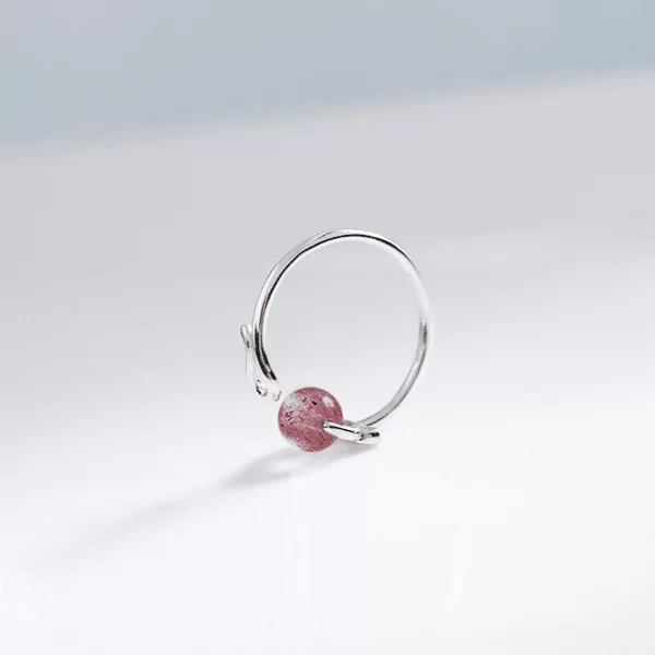 925銀飾×莓晶小貓咪×開口戒指-第6張