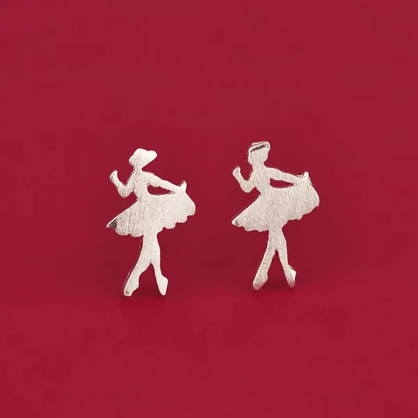 925銀針×跳芭蕾舞的女孩×耳針-第4張
