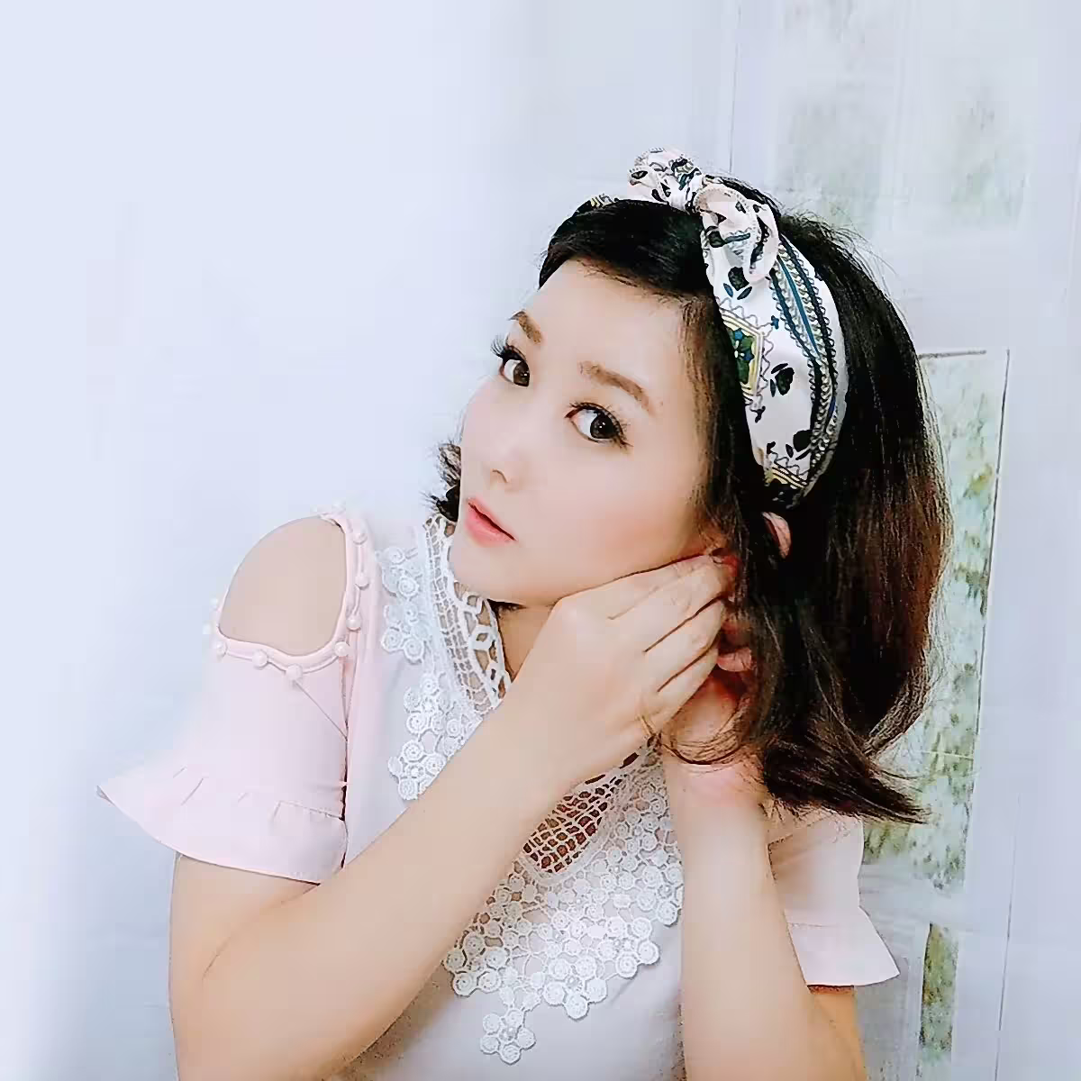 民族風花案×寬版髮箍×共二色-第2張