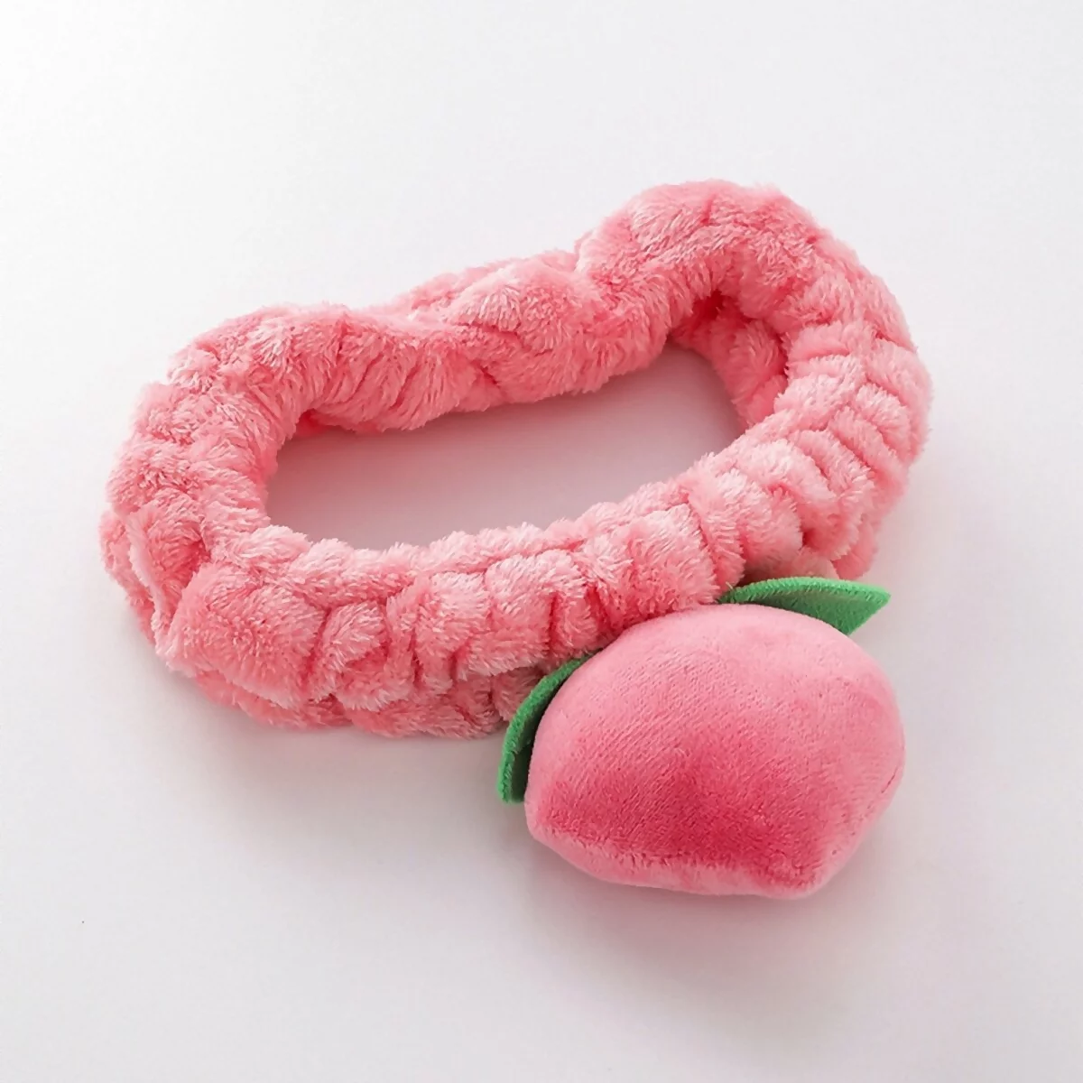粉紅水蜜桃×彈性髮帶-第3張