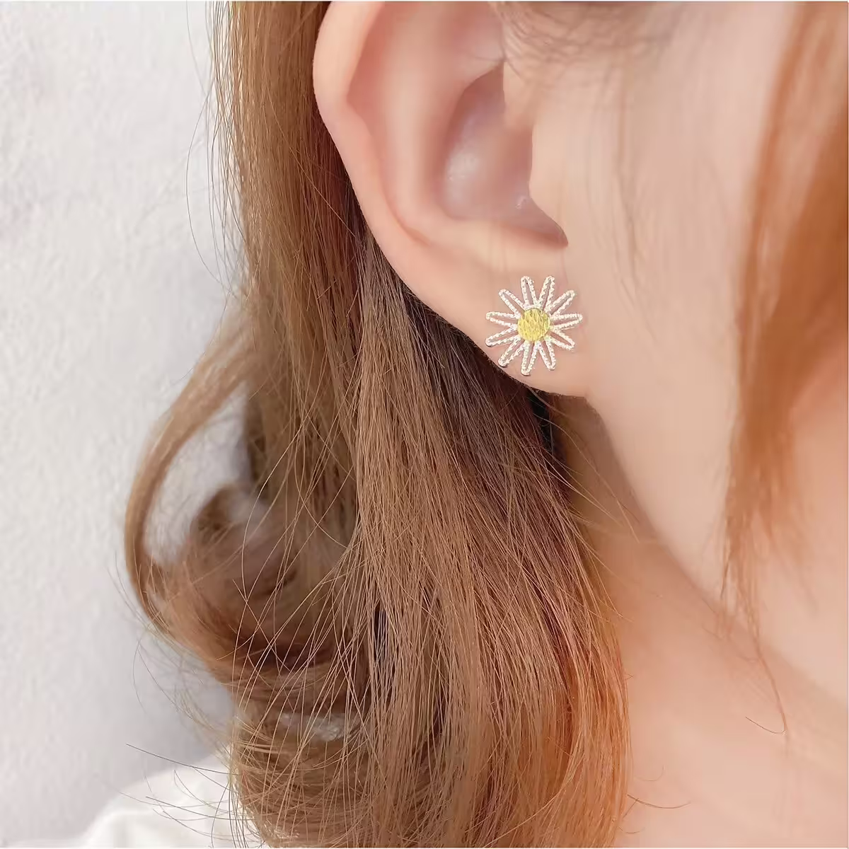 925銀針×小雛菊×耳針-第6張