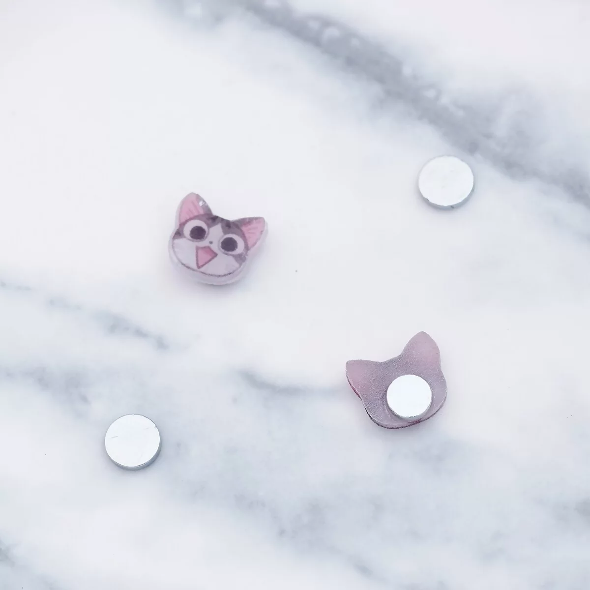 小貓咪×磁吸耳夾/口罩裝飾小物-第5張