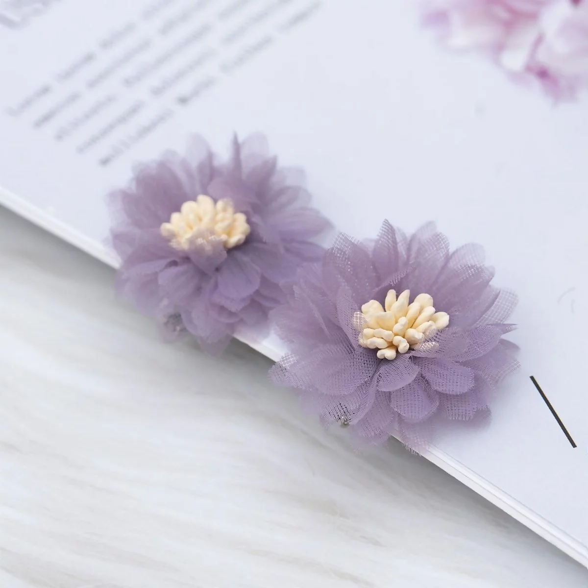 紫色野牡丹×螺旋耳夾-第3張