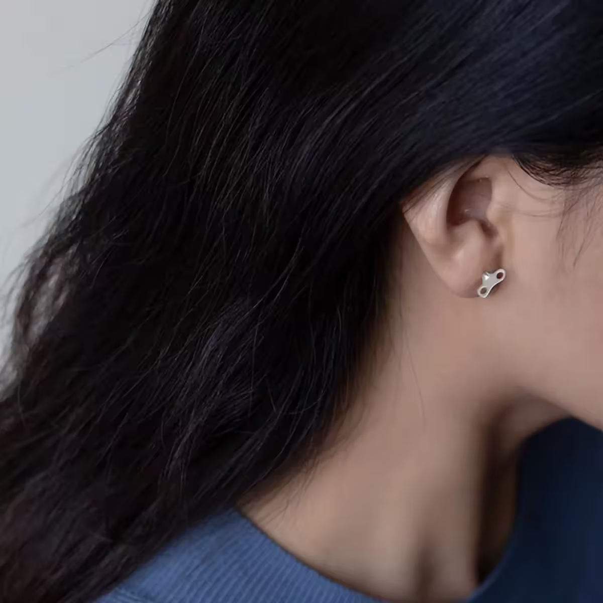 【精品館】上緊發條 耳環 銀色-第6張