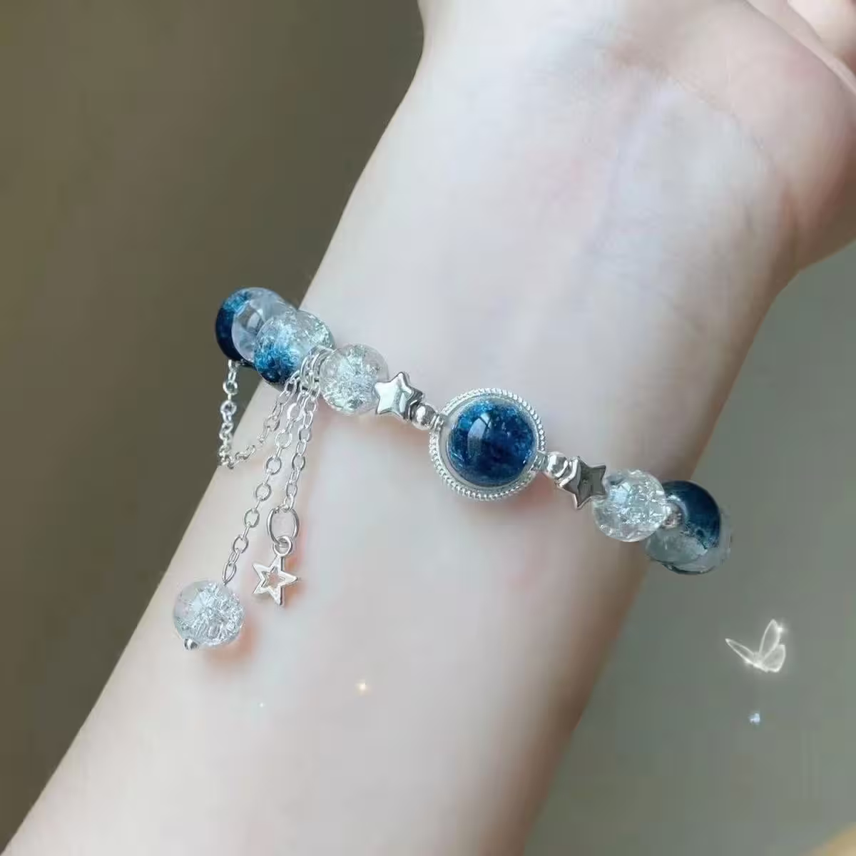 流月星河琉璃×固定式串珠手鍊×共三色-第6張