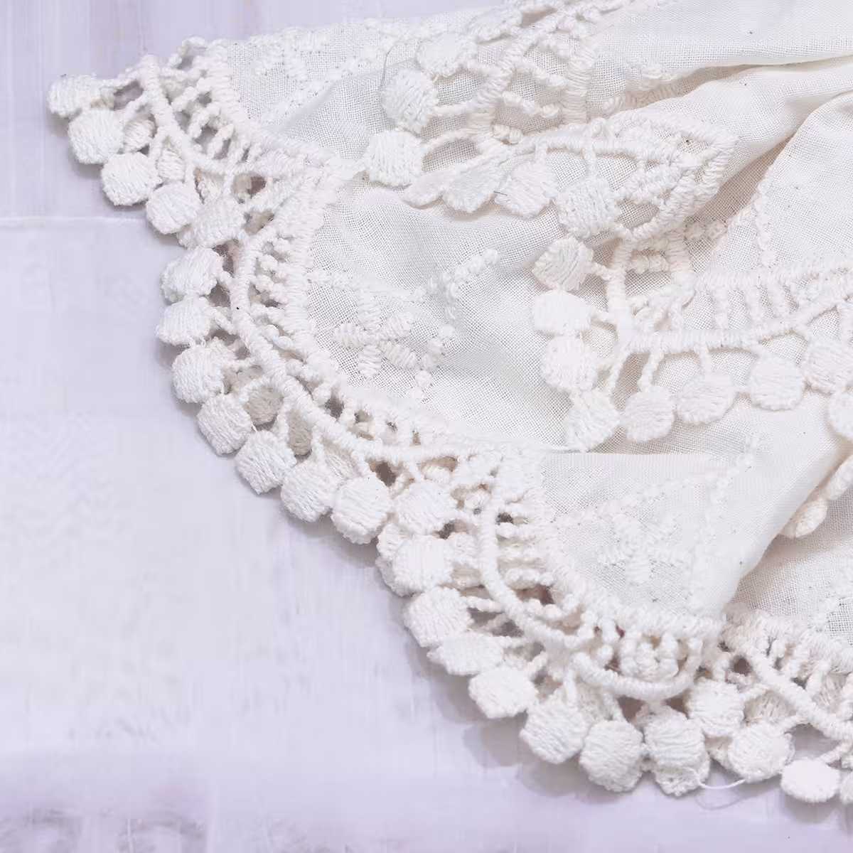 白蕾絲刺繡蝴蝶結×蝴蝶夾×髮夾-第4張