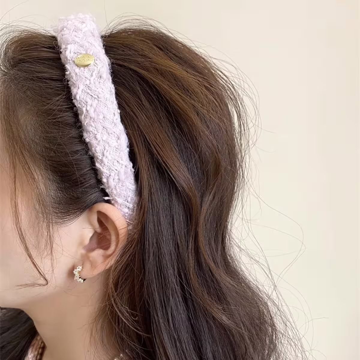 羊羔毛小金牌×髮箍×共二色-第6張