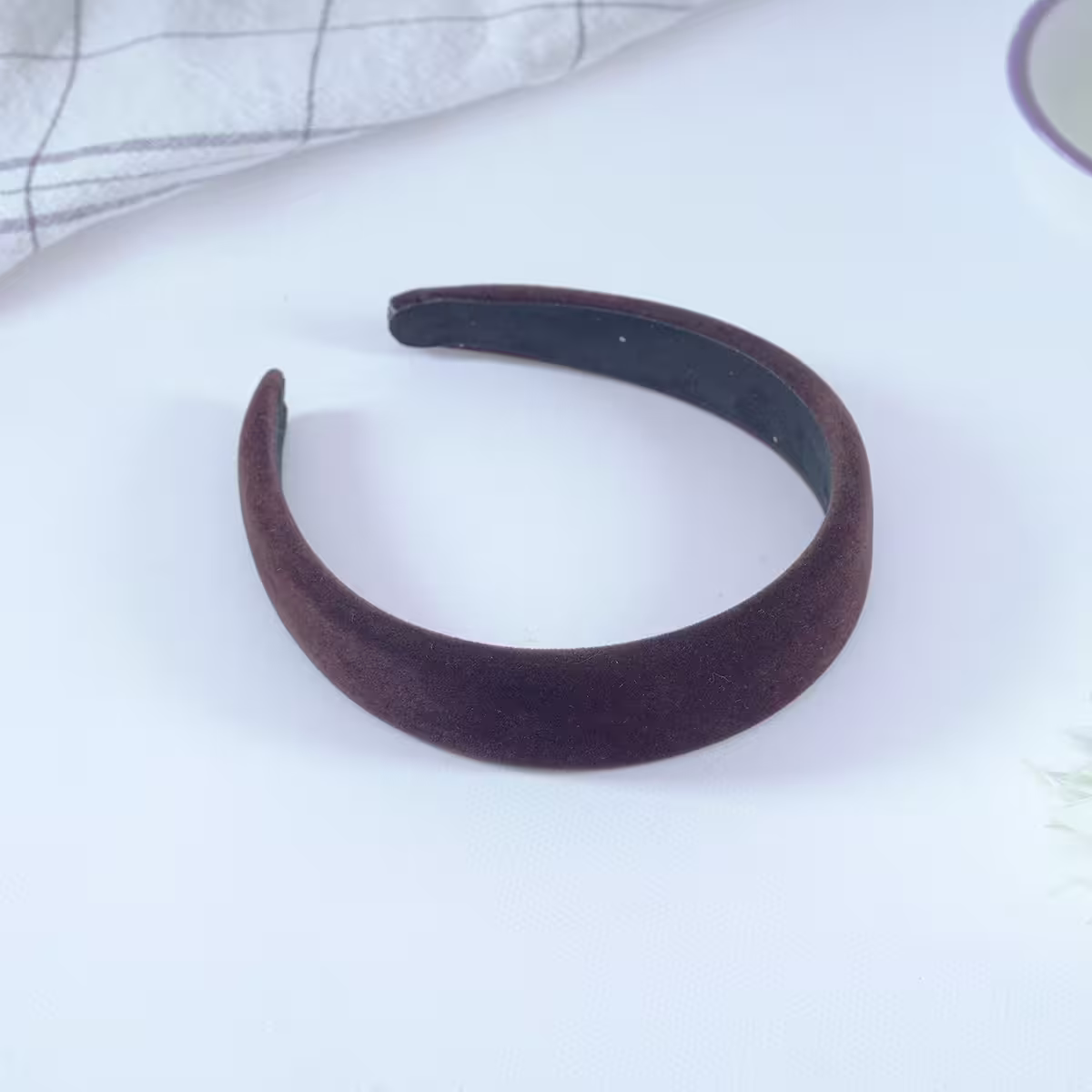 霧面絲絨×髮箍×共四色-第4張