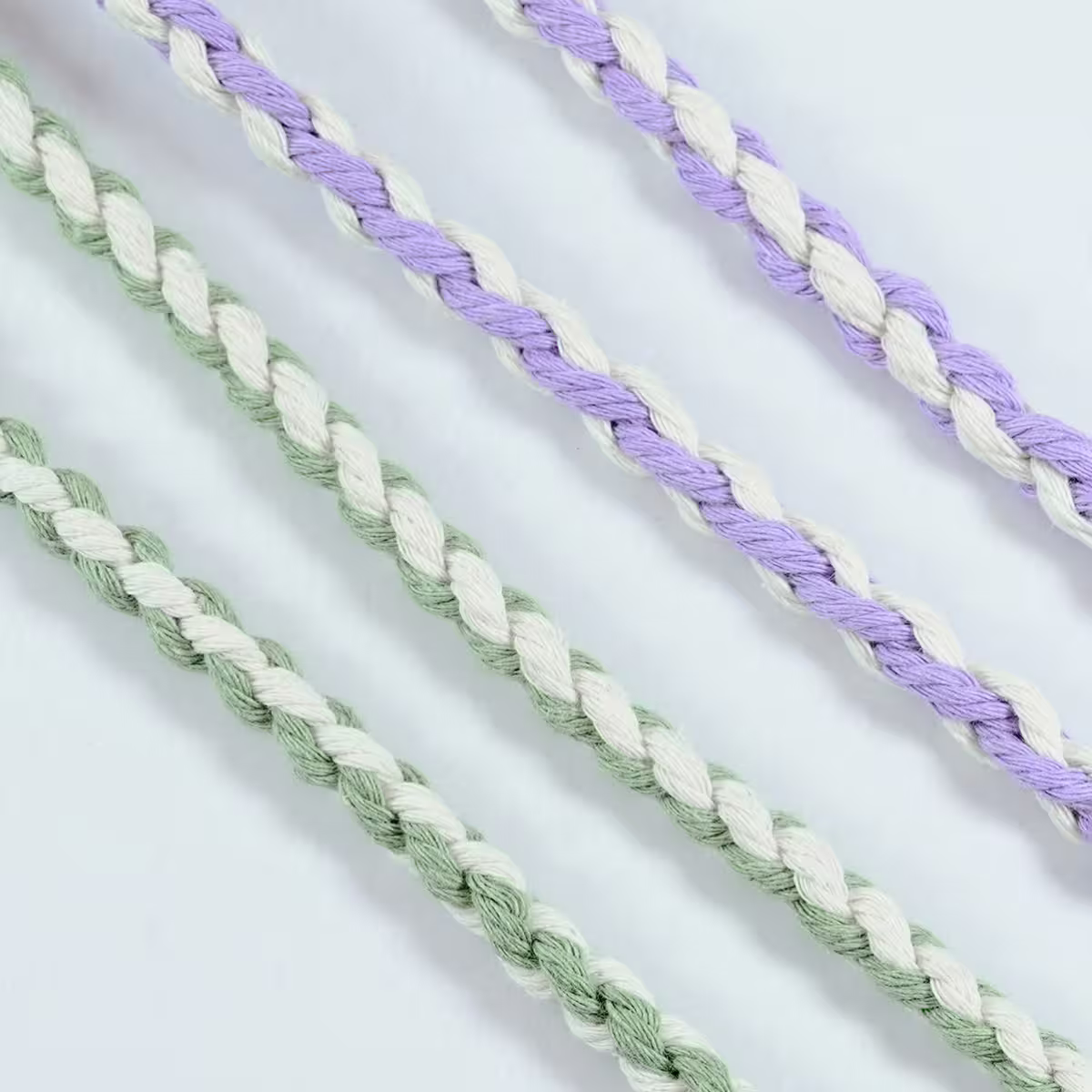 粗麻辮小花朵×手機斜背雙勾掛繩×紫黃-第5張