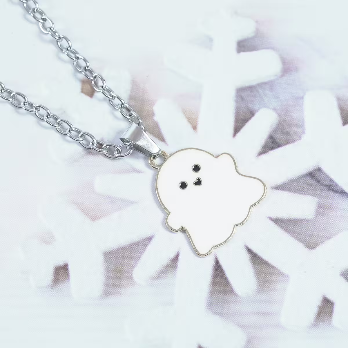 幽靈愛心小嘴×項鍊×共二色-第3張