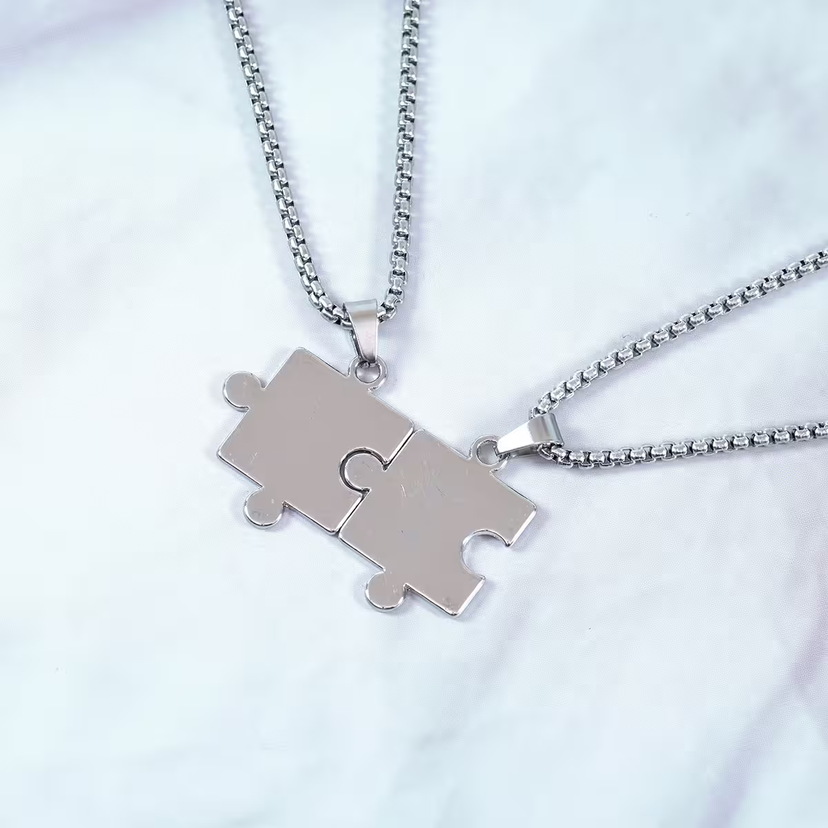 316鋼飾×人生拼圖×閨蜜情侶項鍊組-第5張