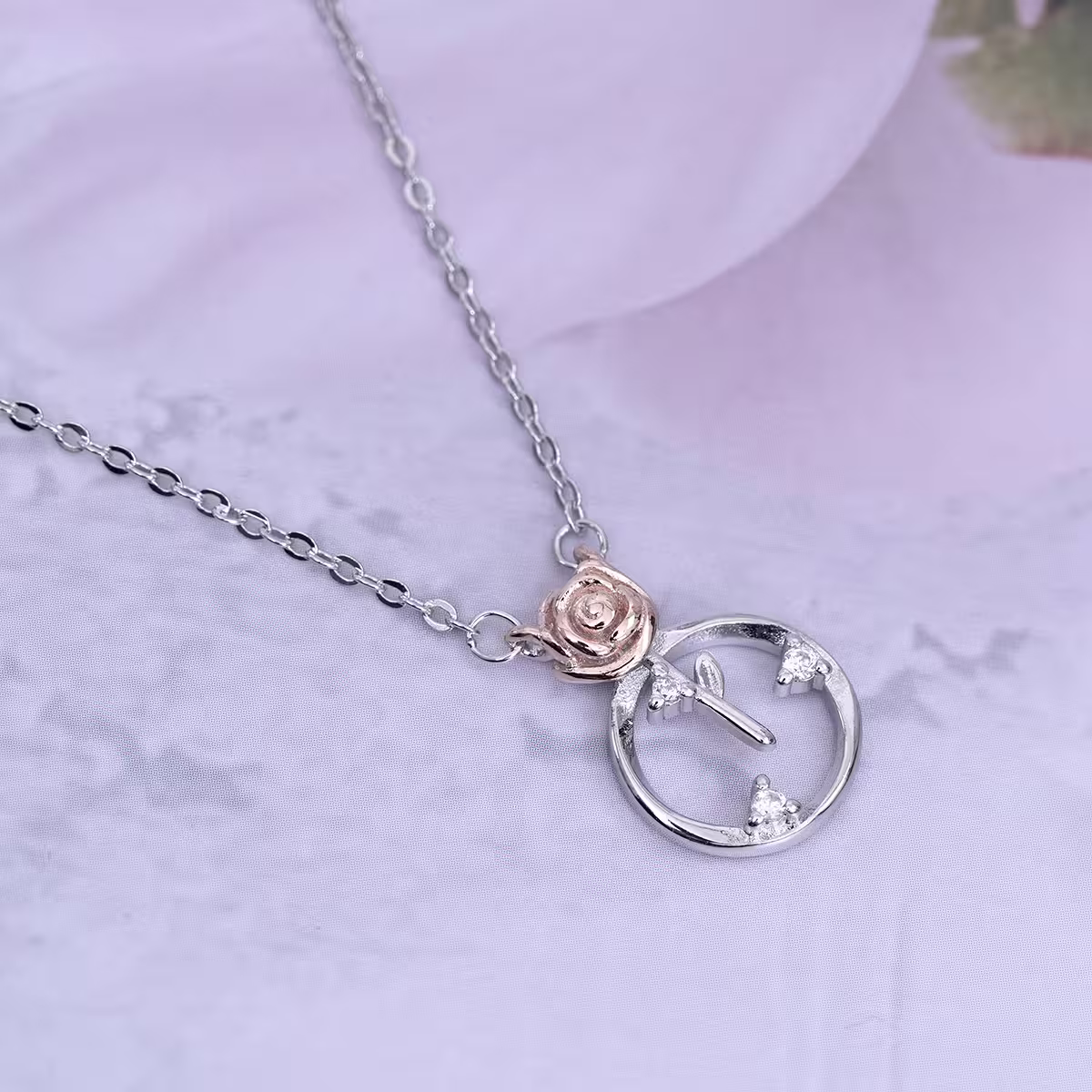 星球玫瑰×鎖骨項鍊-第1張