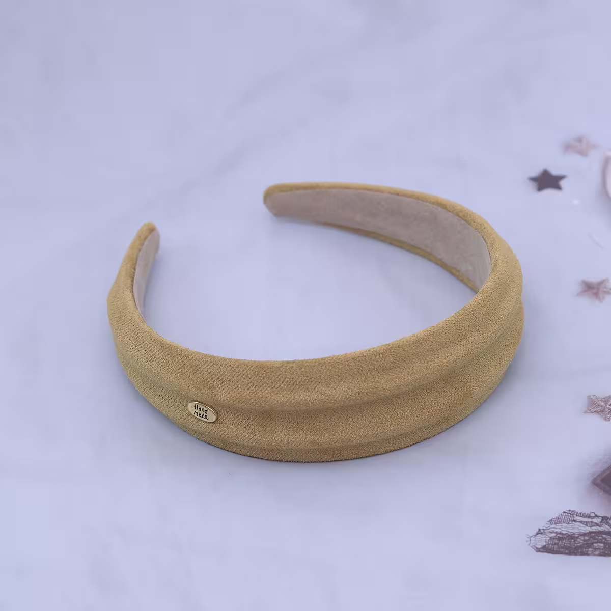 硬絨寬邊褶皺×髮箍×共五色-第6張