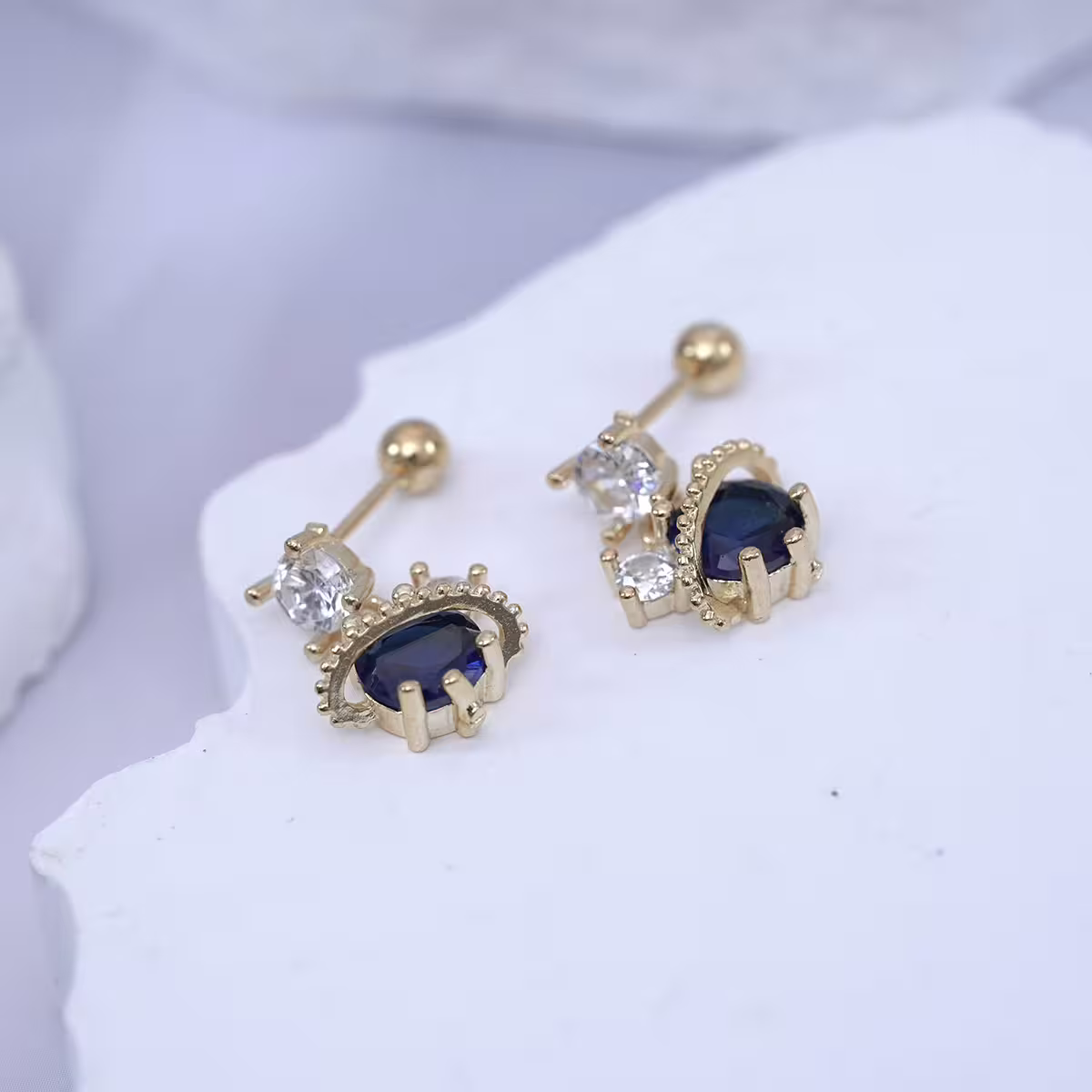 藍色星球×轉珠耳環-第2張