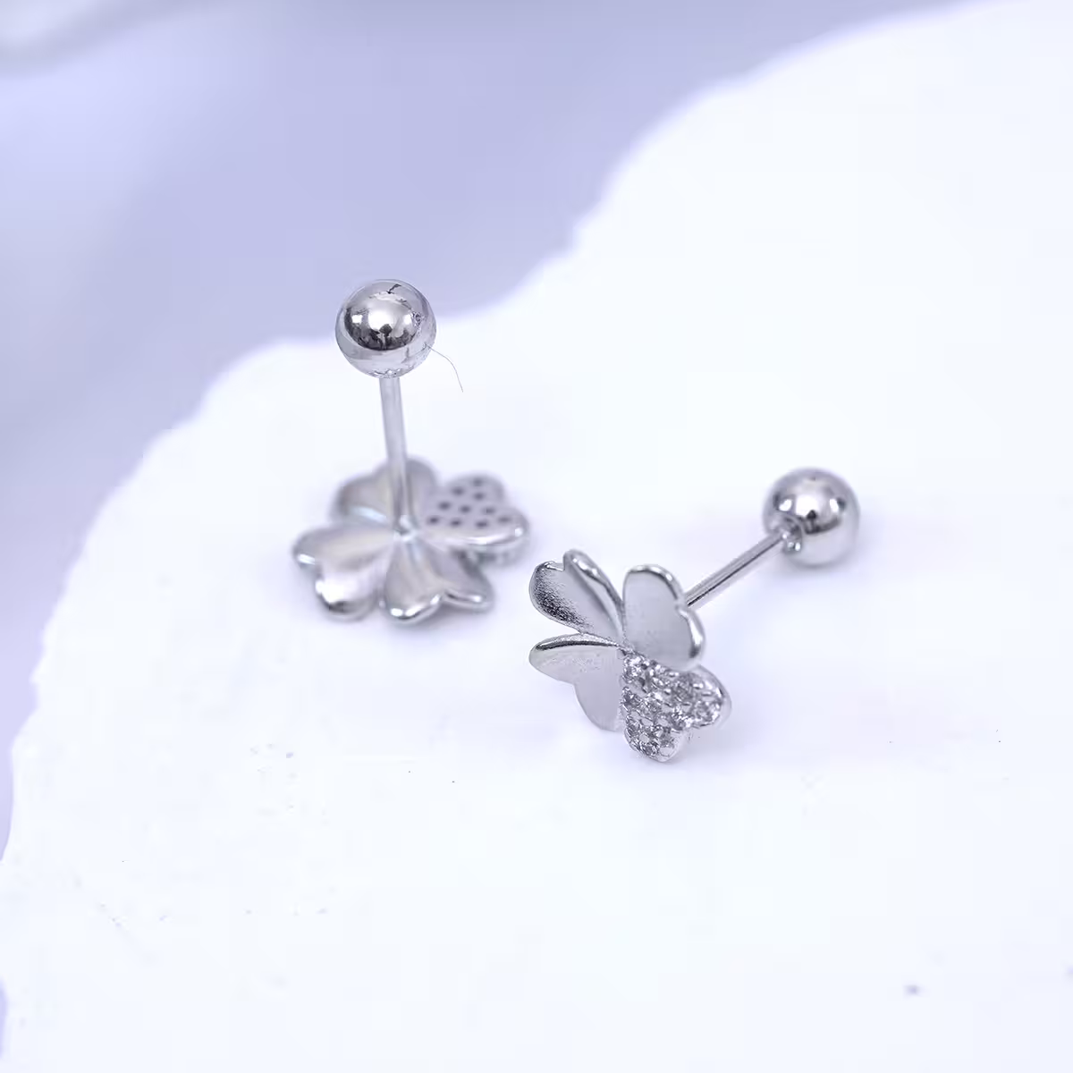 925耳針×幸運草×轉珠耳環-第5張