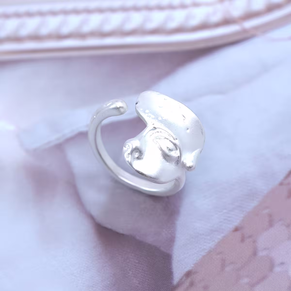 銀白鬼魅面具×開口戒指-第2張