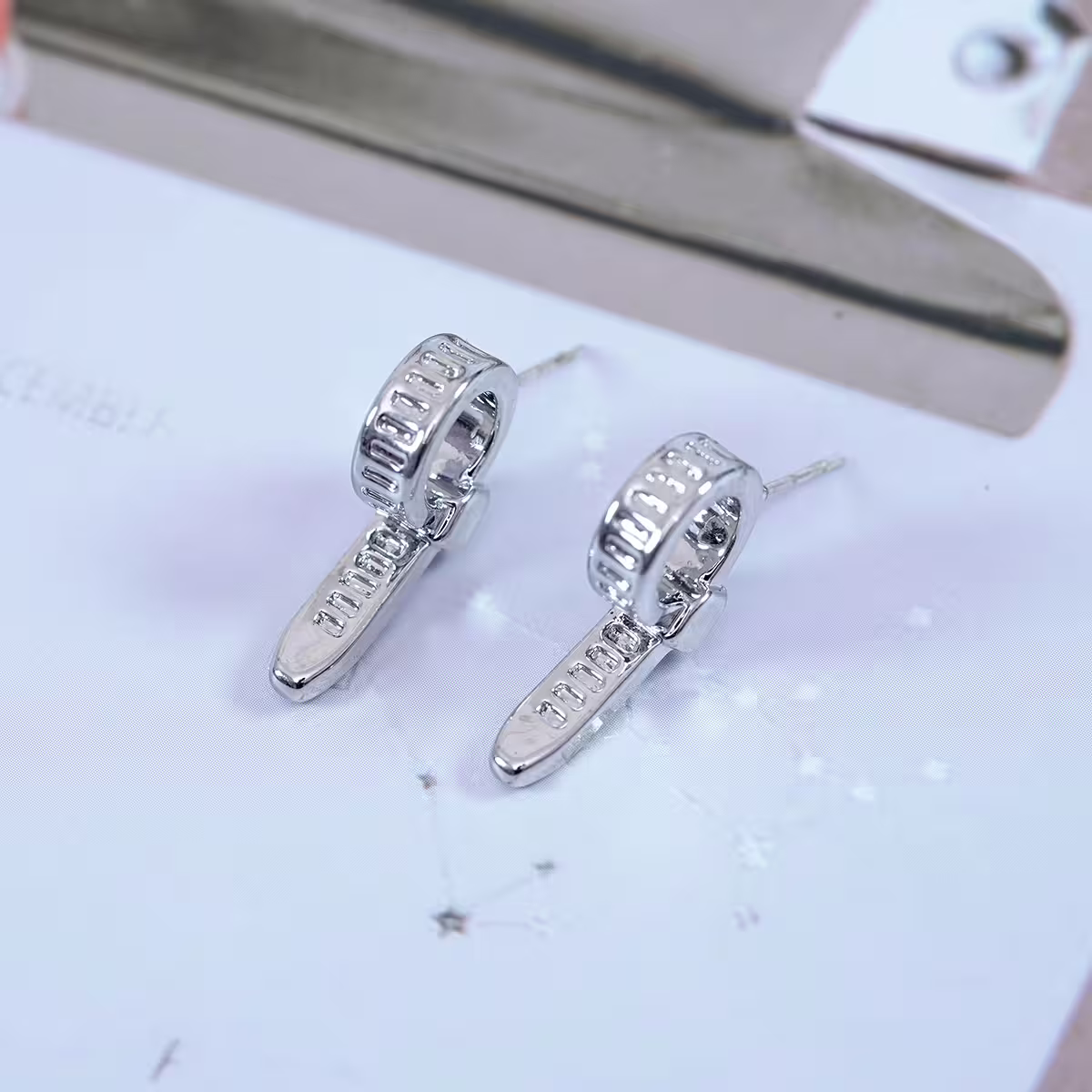 塑繩皮帶扣×耳環-第3張