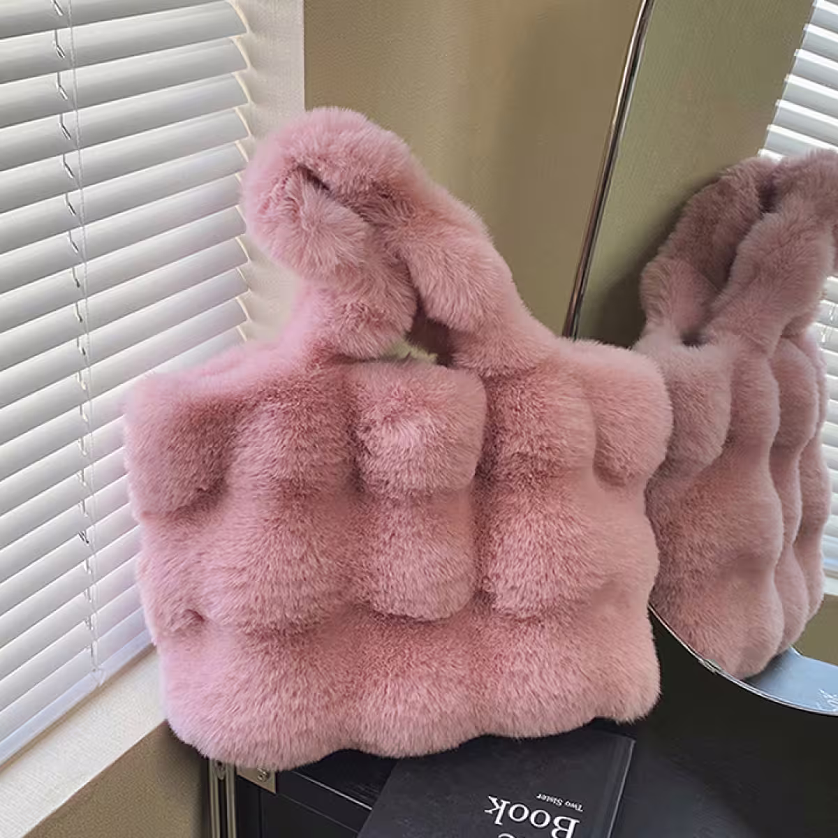 毛毛波堤×肩背袋×粉紅-第4張